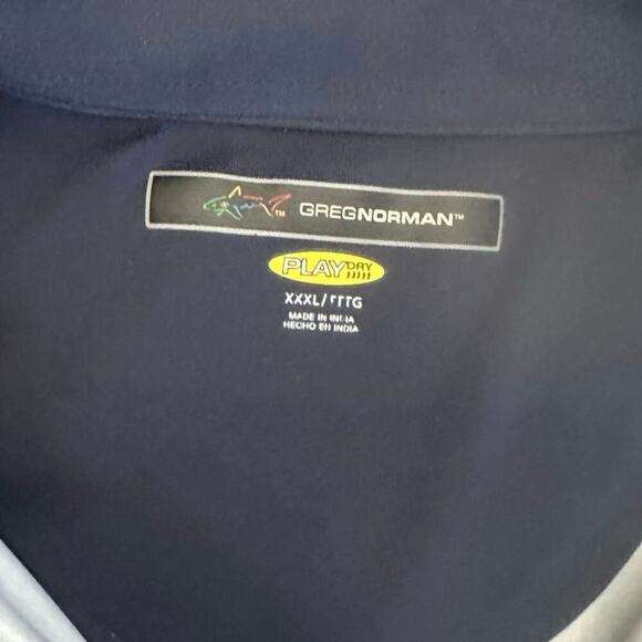 Greg Norman Gradient Blue Polo XXXL - Picture 3 of 5
